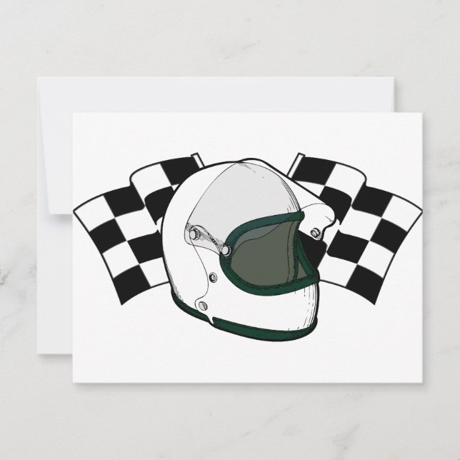 Casque et drapeaux (Devant)