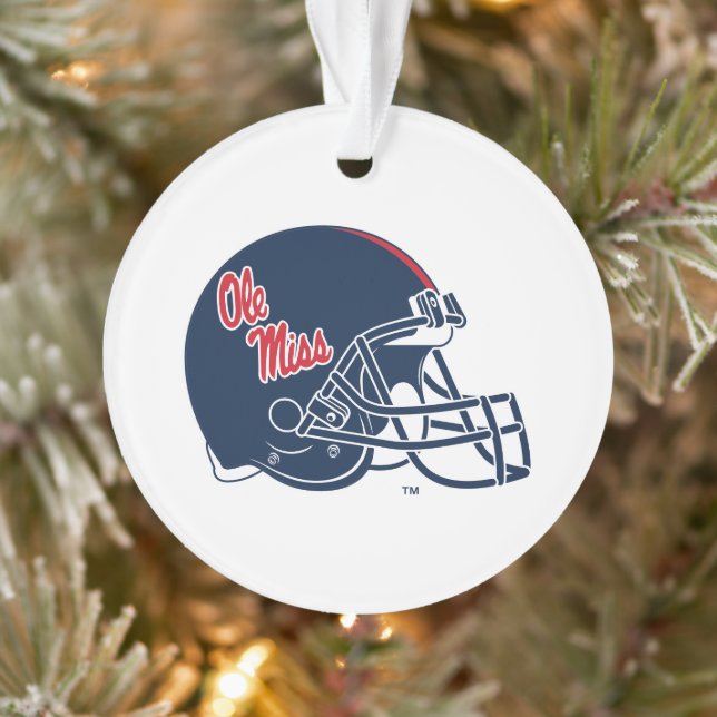 Casque Ole Miss Football | bleu foncé (Arbre)
