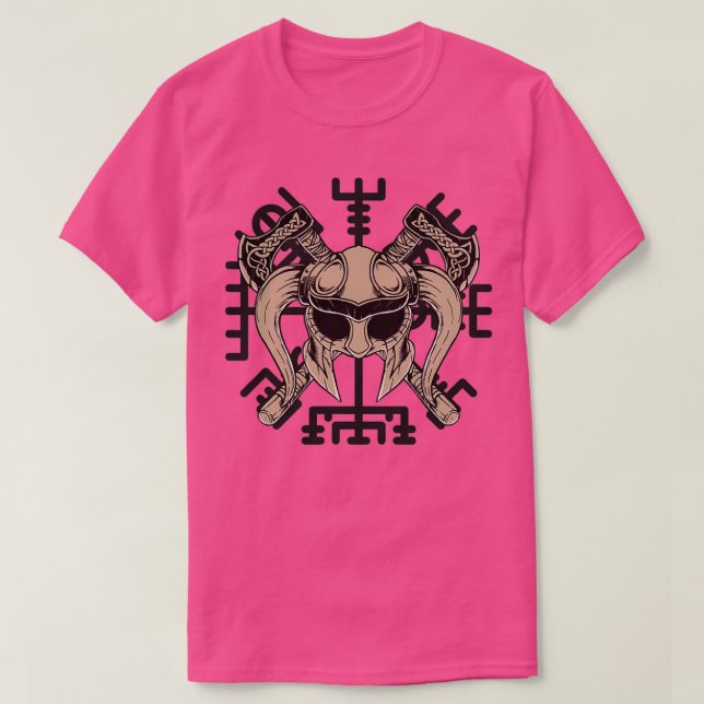 Casque viking et futhark Classic TShirt (Design devant)