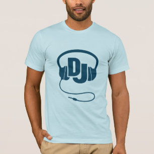 Casques DJ avec menthe graphique et t-shirt homme
