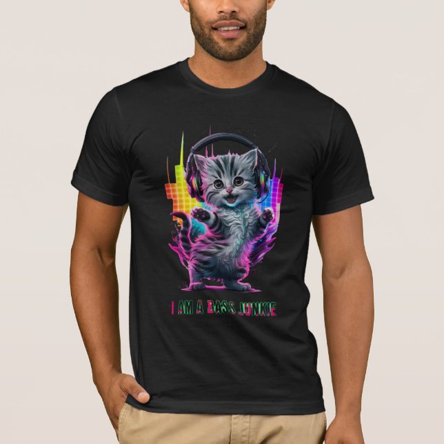 Casques sans fil T-shirt Art _ Cute Kitten (Devant)