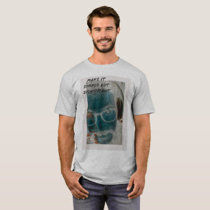 Casques simples différents lunettes T-shirt