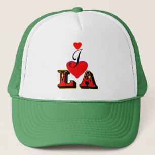 Casquette ღ ♥ J'Aime LA-Los Angeles Stylish Trucker Hat ♥ ღ