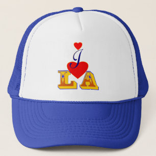 Casquette ღ ♥ J'Aime LA-Los Angeles Stylish Trucker Hat ♥ ღ
