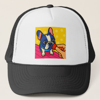 CASQUETTE いちごとポップなフレブルのトラッカーハット
