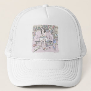 CASQUETTE さ む ご さ 本 だ ら け の 棚 の あ じ る