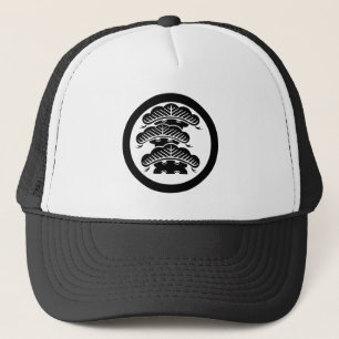 CASQUETTE 丸に荒枝付左三階松