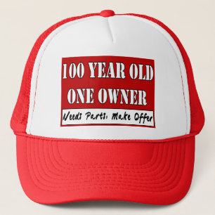 Casquette 100 ans, un propriétaire - les pièces des besoin
