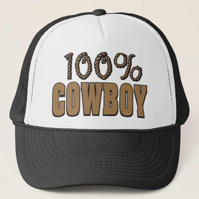 Casquette 100 % Cowboy (Devant)