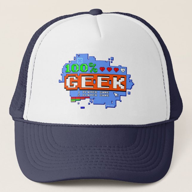 Casquette 100% Geek (Devant)