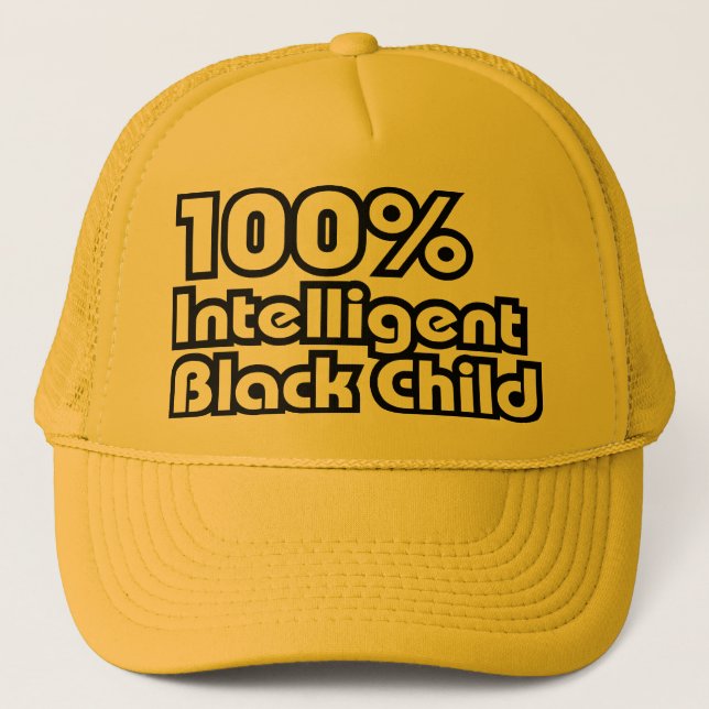 Casquette 100% Intelligent Black (Devant)