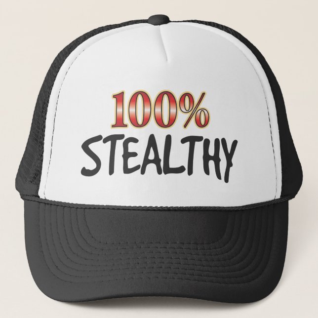 Casquette 100 pour cent furtifs (Devant)