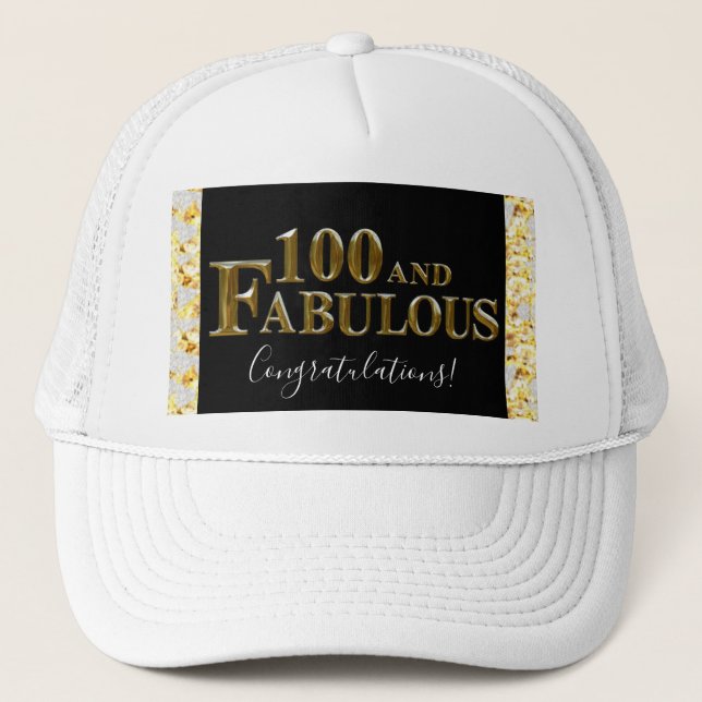 Casquette 100e anniversaire  (Devant)