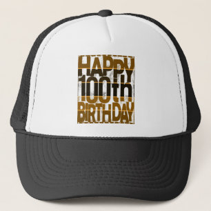 Casquette 100e couche de dégradé anniversaire_multi