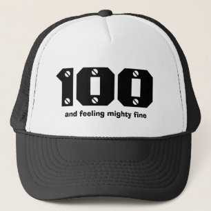 Casquette 100th Anniversaire ou TOUTE année se sentant fine