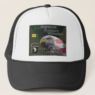 Casquette 101st Airborne Div Vietnam Combat Veteran