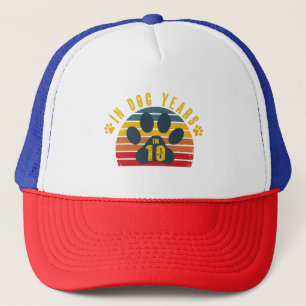 Casquette 10 ans en années de chien