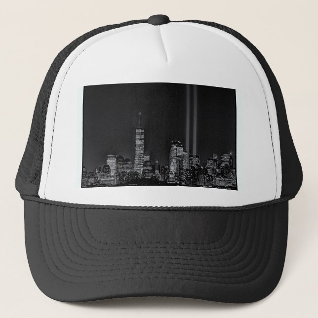 Casquette 11 septembre hommage dans les lumières NYC (Devant)