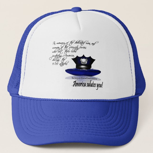 Casquette 11 septembre le World Trade Center attaque le (Devant)