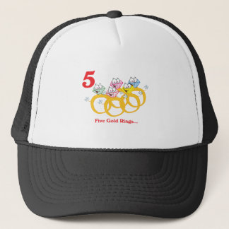 Casquette 12 jours cinq anneaux d'or