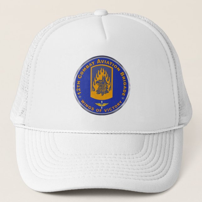 Casquette 12e brigade d'aviation de combat CAB (Devant)