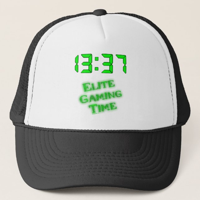 Casquette 1337 Temps de jeu (Devant)