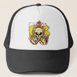 Casquette 13 matrices et crânes chanceux