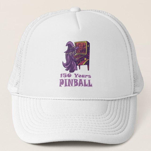 Casquette 150 ans Pinball Assistant Arcade Anniversaire (Devant)