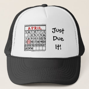 Casquette 15 avril - Humour fiscal