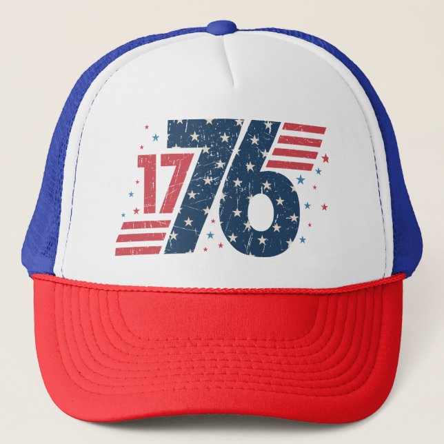 Casquette 1776, Jour de l'Indépendance, 4 juillet (Devant)