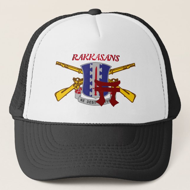 CASQUETTE 187E RAKASANS D'INFANTERIE (Devant)