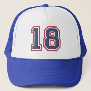 Casquette 18e Anniversaire de fête Retro Trucker Chapeau