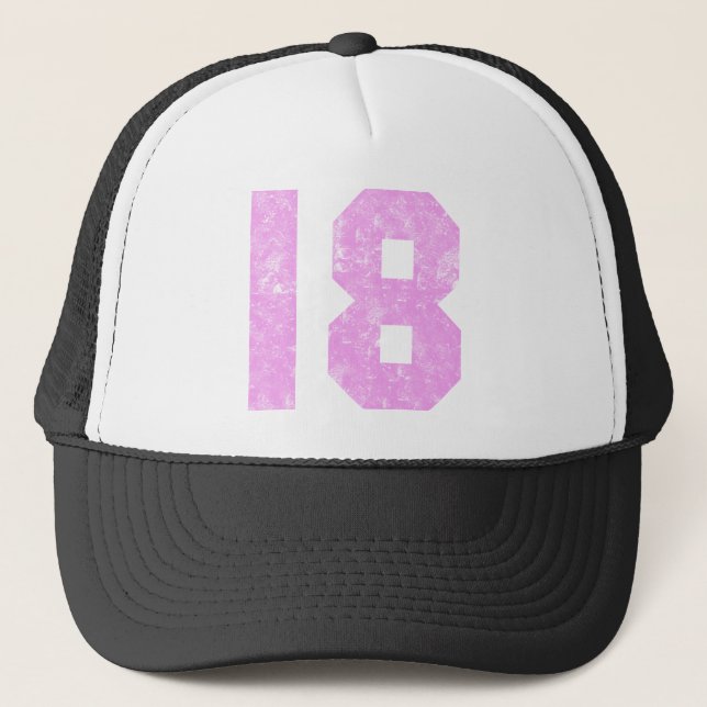 Casquette 18èmes cadeaux d'anniversaire de filles (Devant)