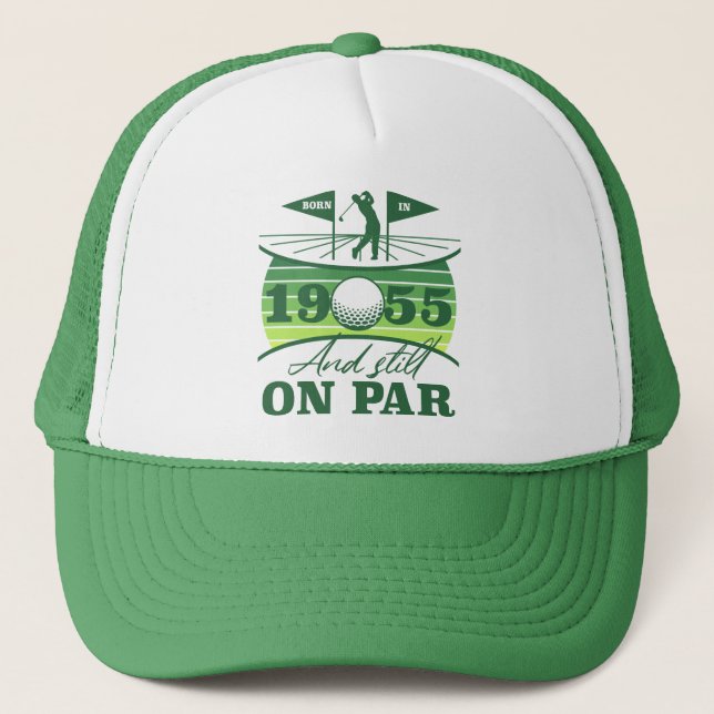 Casquette 1955 70e anniversaire Humour de golf (Devant)