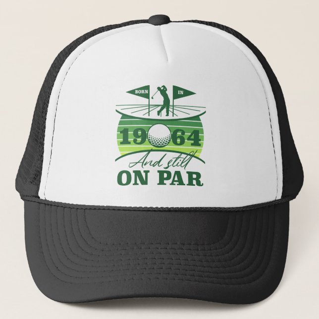 Casquette 1964 60e anniversaire Humour de golf (Devant)