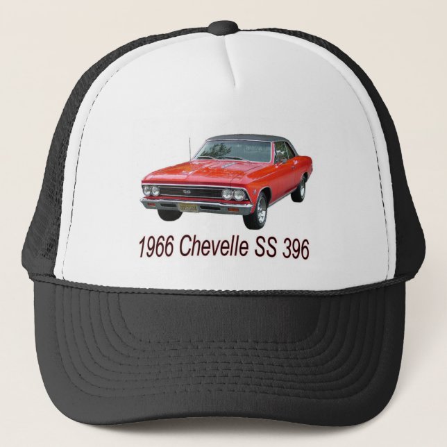 Casquette 1966 de Chevelle solides solubles 396 (Devant)