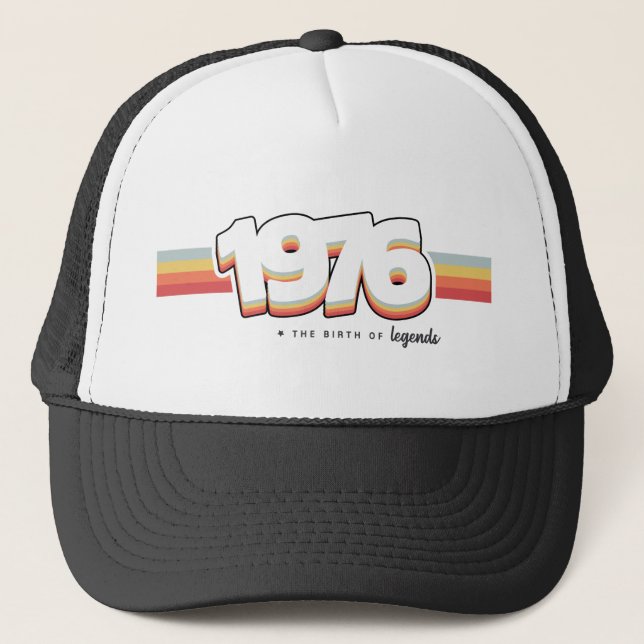 Casquette 1976 La naissance des légendes (Devant)