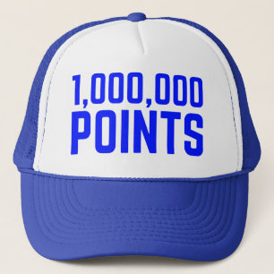 Casquette 1.000.000 POINTS d'amusement de slogan de