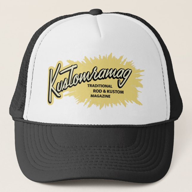 Casquette 1 de camionneur de Kustomra'mag (Devant)