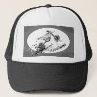 casquette #1 de camionneur de supermoto