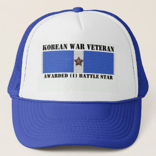 CASQUETTE 1 ÉTOILE DE BATAILLE VÉTÉRAN DE GUERRE CORÉENNE