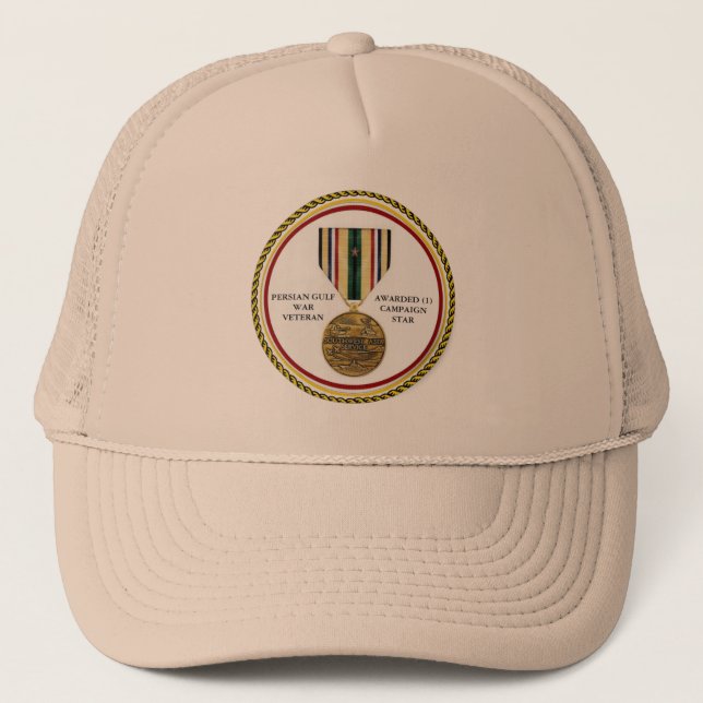 CASQUETTE 1 ÉTOILE DE CAMPAGNE PERSIAN GULF VETERAN (Devant)