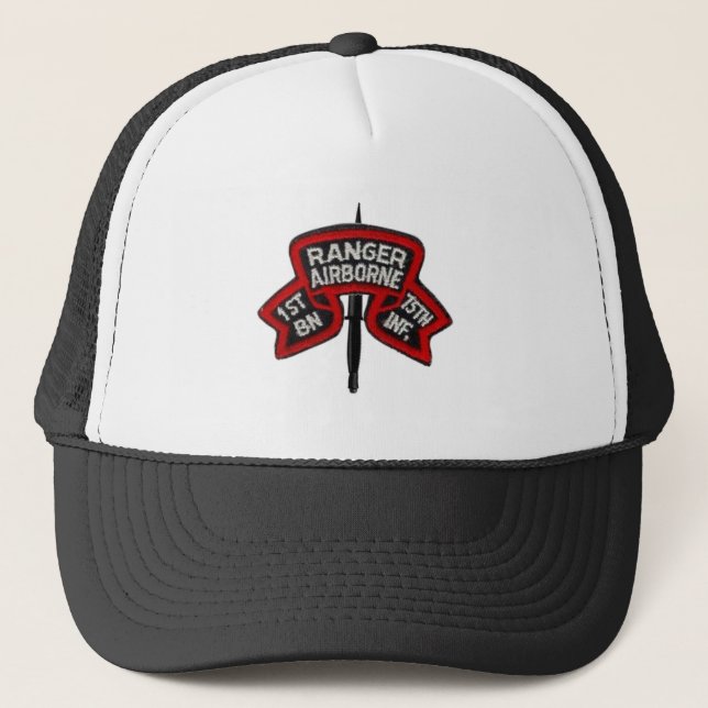 CASQUETTE 1ER BN (RANGER) 75E INFANTERIE (Devant)
