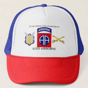 CASQUETTE 1ER SQUADRON 17E CAVALRY(RECON) 82E AIRBORNE