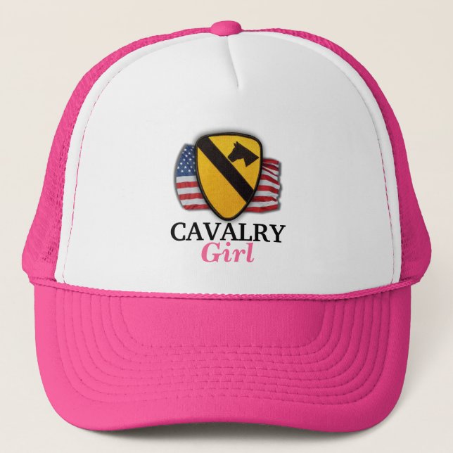Casquette 1ère division de cavalerie vétérans de la division (Devant)