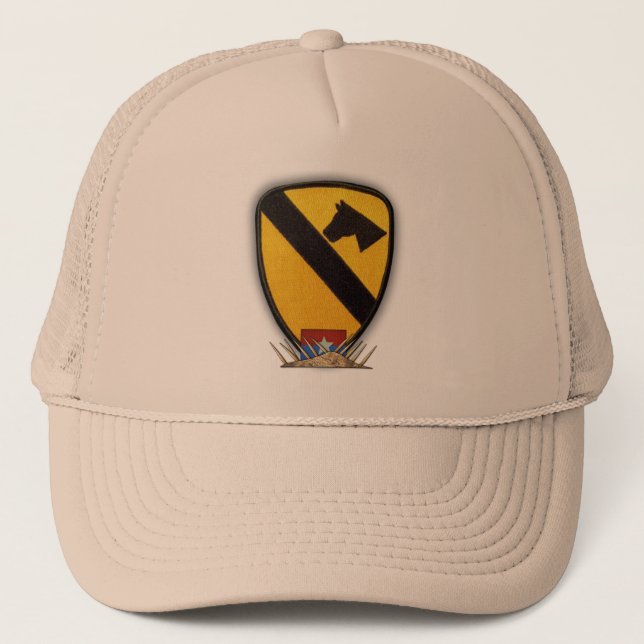 Casquette 1re 7e guerre de drame aérien de cavalerie (Devant)