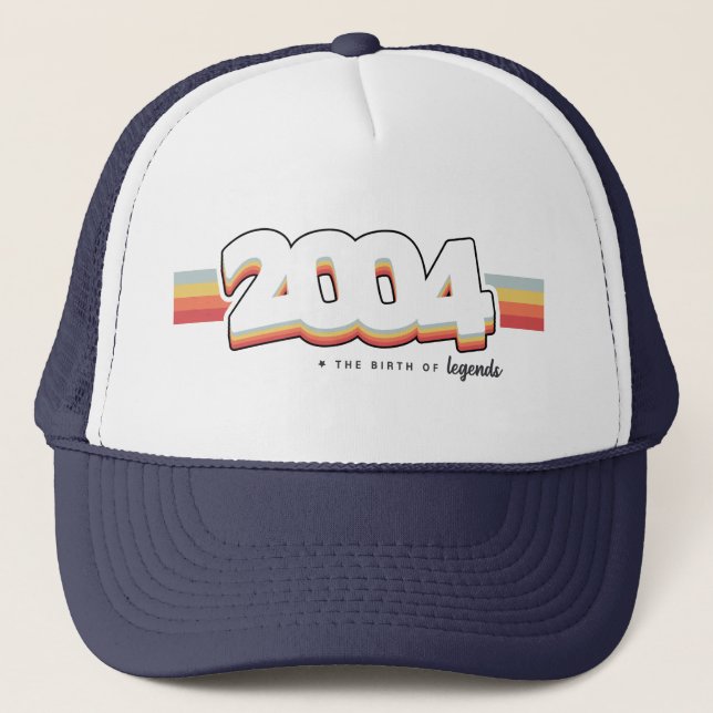 Casquette 2004 La naissance des légendes (Devant)