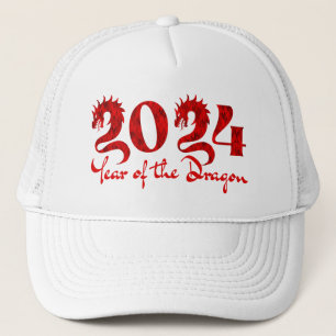 CASQUETTE 2024 ANNÉE DU DRAGON ROUGE