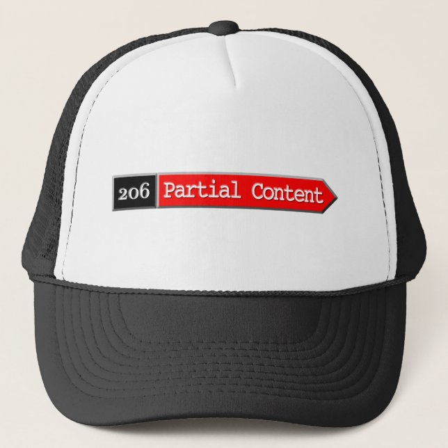 Casquette 206 - Contenu partiel (Devant)