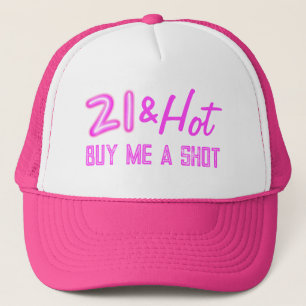Casquette 21 et Hot Acheter A Drink Neon